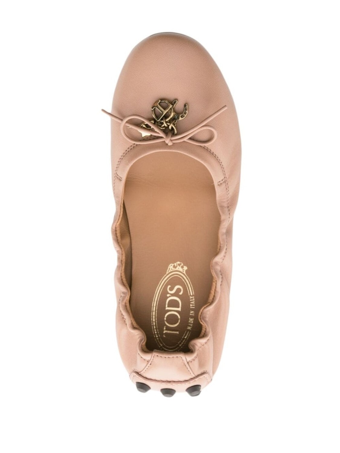 Tod's балетки Gommino, розовый — фото 4