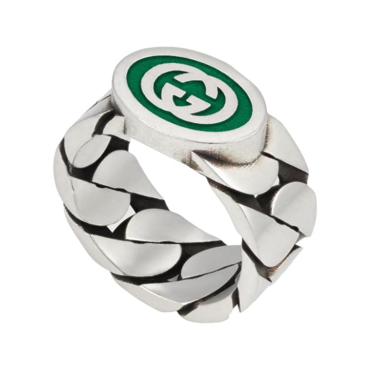 

GUCCI Кольцо из стерлингового серебра 925 пробы Unisex Silver