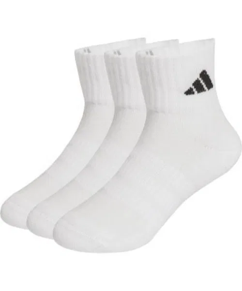 Носки детские 3 пары Adidas белые с чёрным