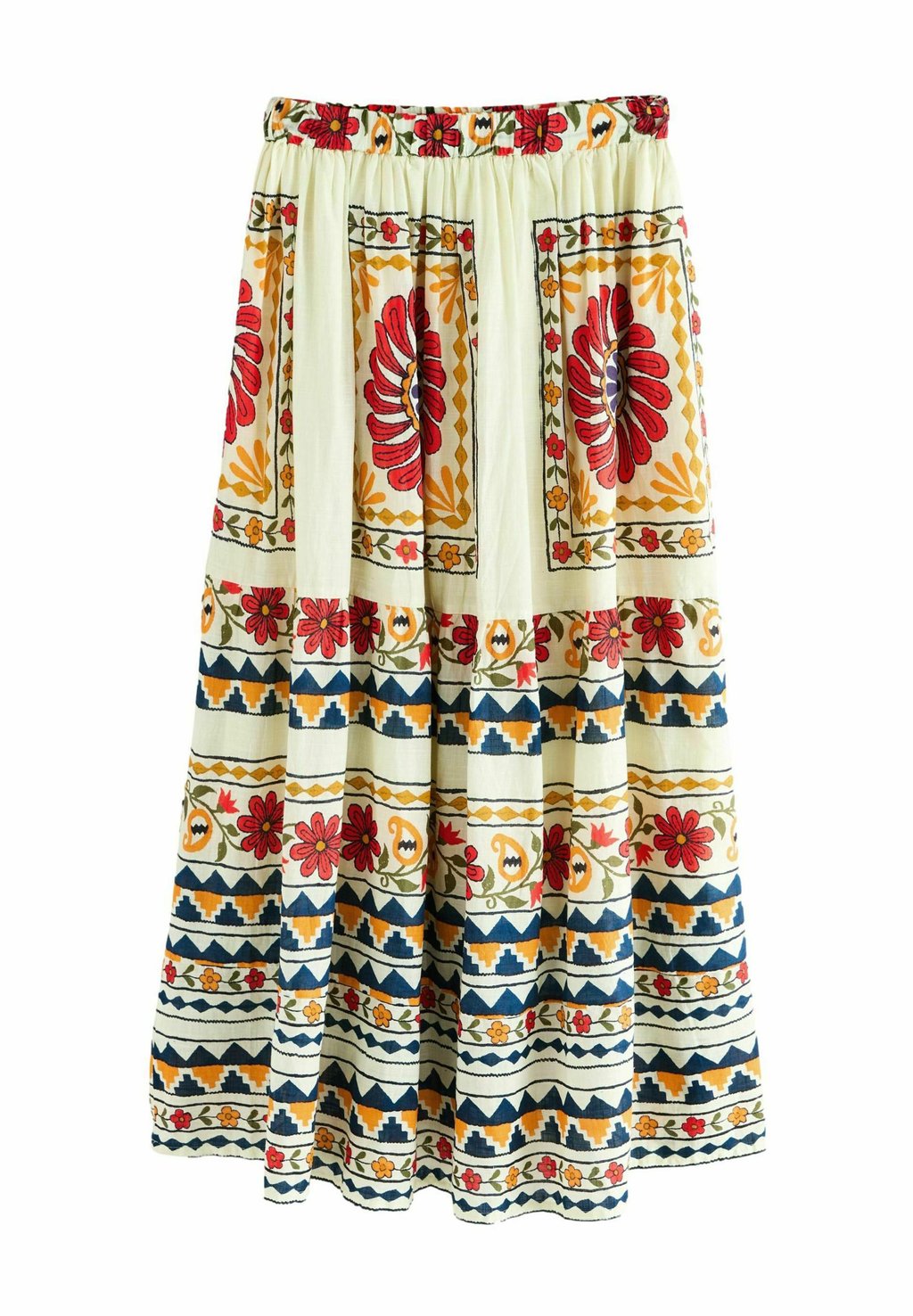 

Юбка макси Pleated skirt Next, бежевый