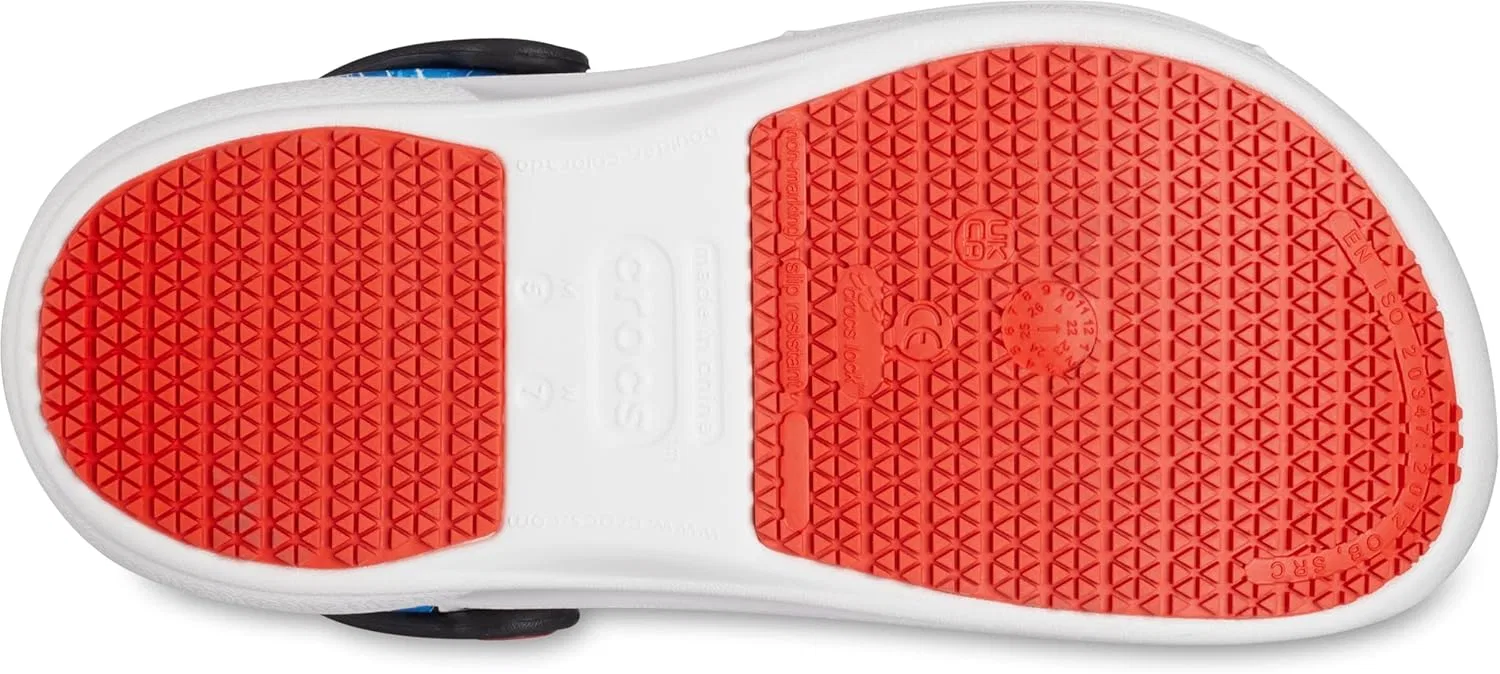 Сабо Crocs Bistro с графикой унисекс Holzschuh, Spider Man White — фото 3
