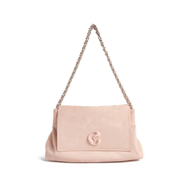 

Сумка через плечо большого размера женская черно-белая мятная JACD, цвет слоновая кость