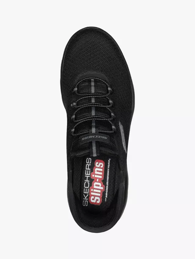 Кроссовки Summits Slip-in Skechers, Black — фото 4
