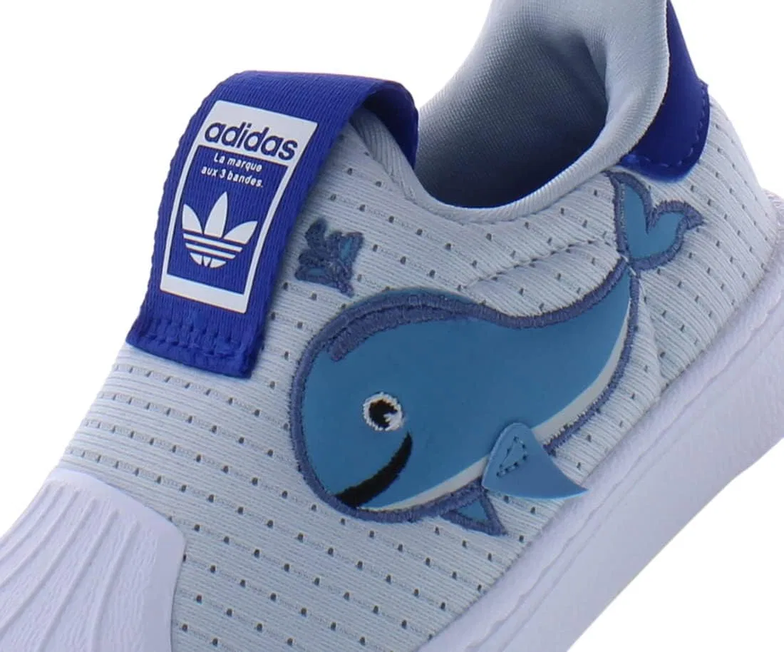 Кроссовки с синтетической кожей Adidas, Grey/Blue — фото 2