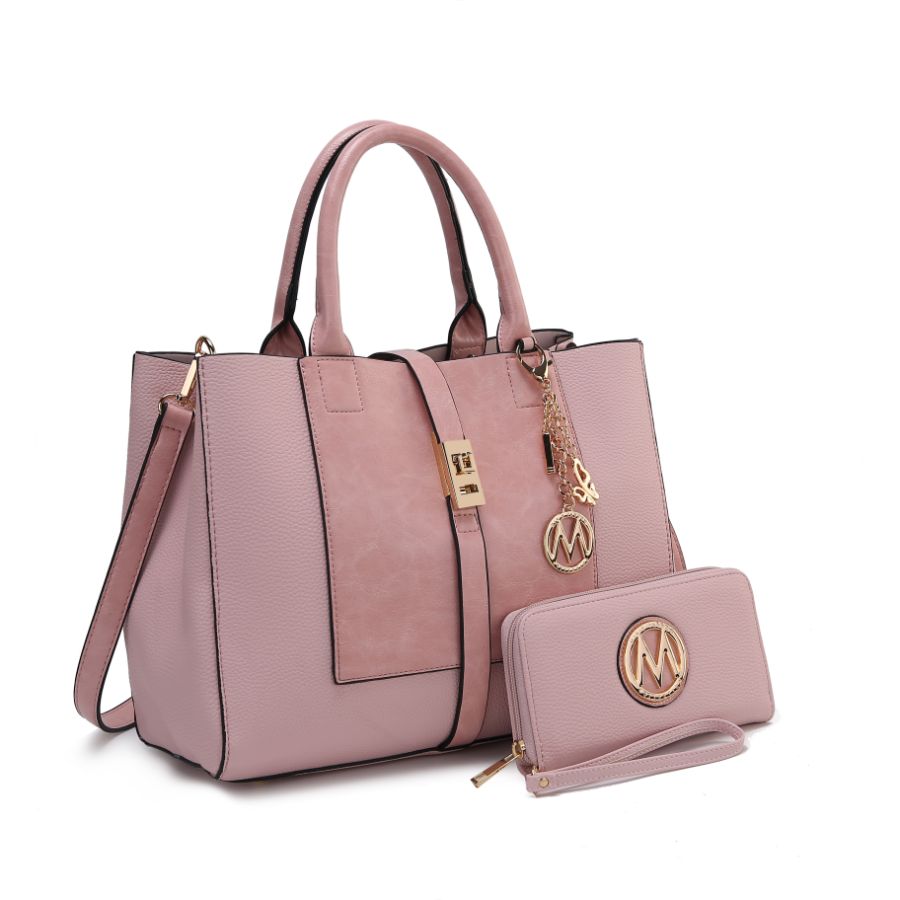 

Сумка-портфель Yola Satchel с кошельком MKF Collection By Mia K., розовый