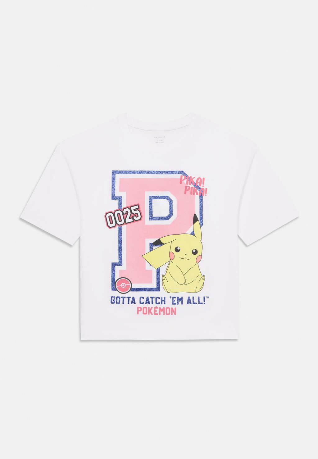 

Футболка с принтом NKFJIXA POKEMON Name it, белый