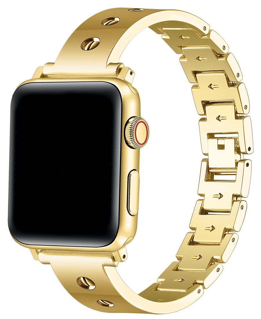 

Браслет Quinn из нержавеющей стали для Apple Watch Posh Tech, Gold