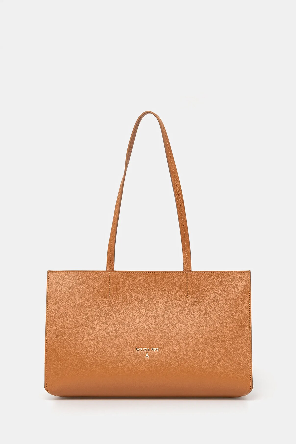 

Кожаная сумка Patrizia Pepe, коричневый