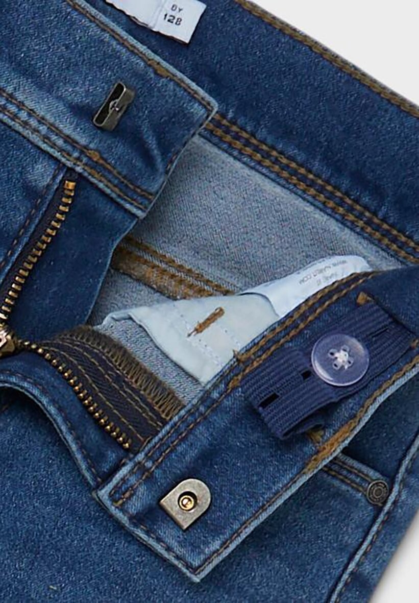 Джинсы Skinny Fit Nkfpolly Pant Name it, цвет medium blue denim — фото 4