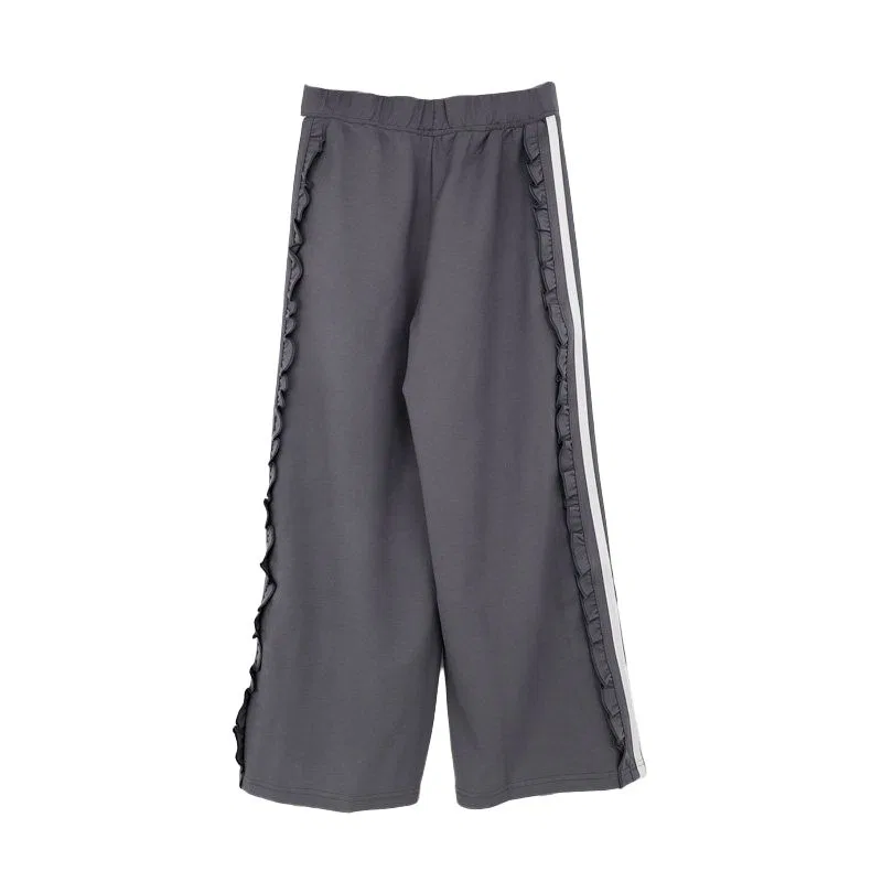Детские брюки Adidas Originals Black Gray — фото 3