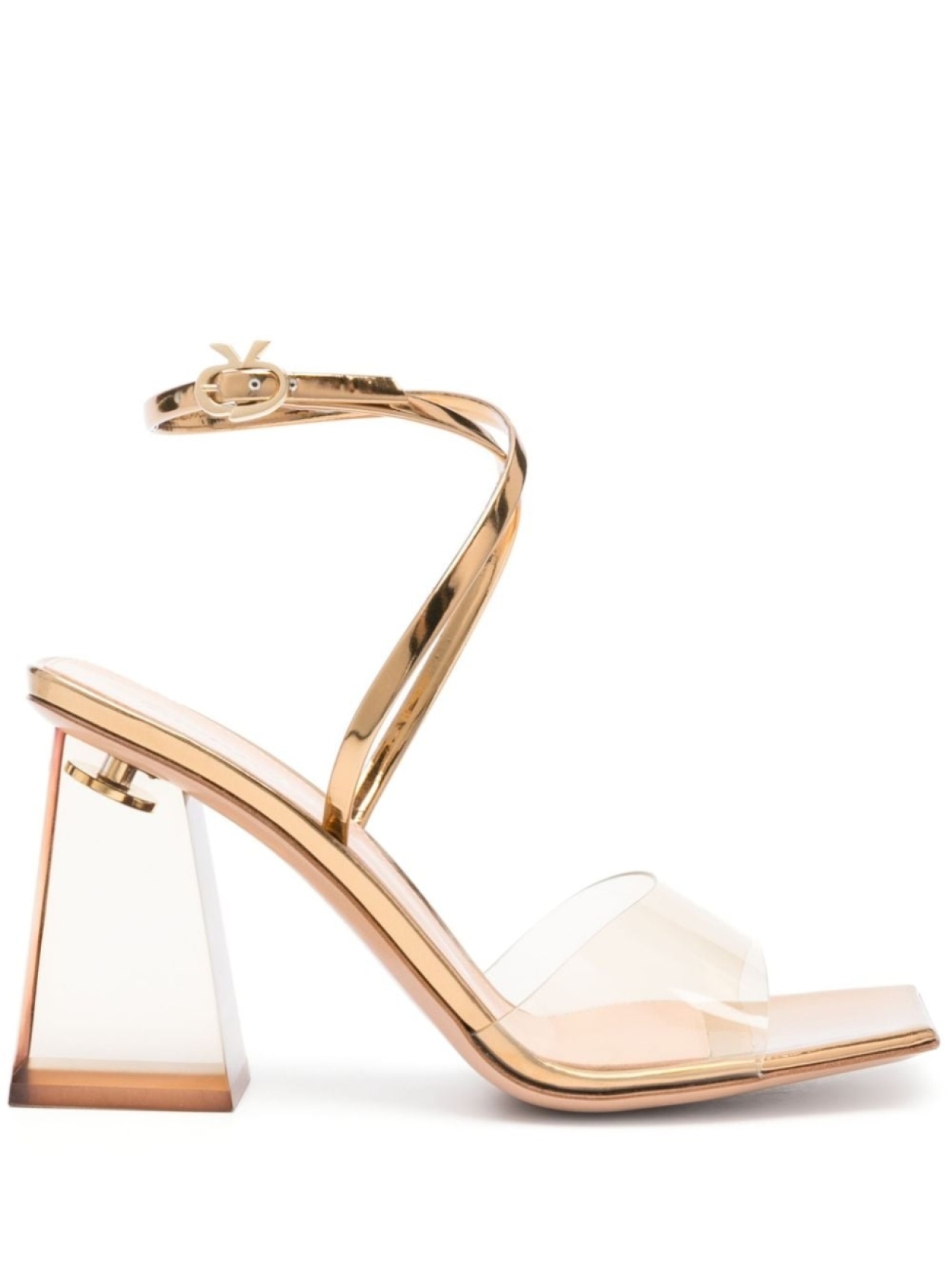 

Gianvito Rossi босоножки Cosmic Sandal 90, золотистый