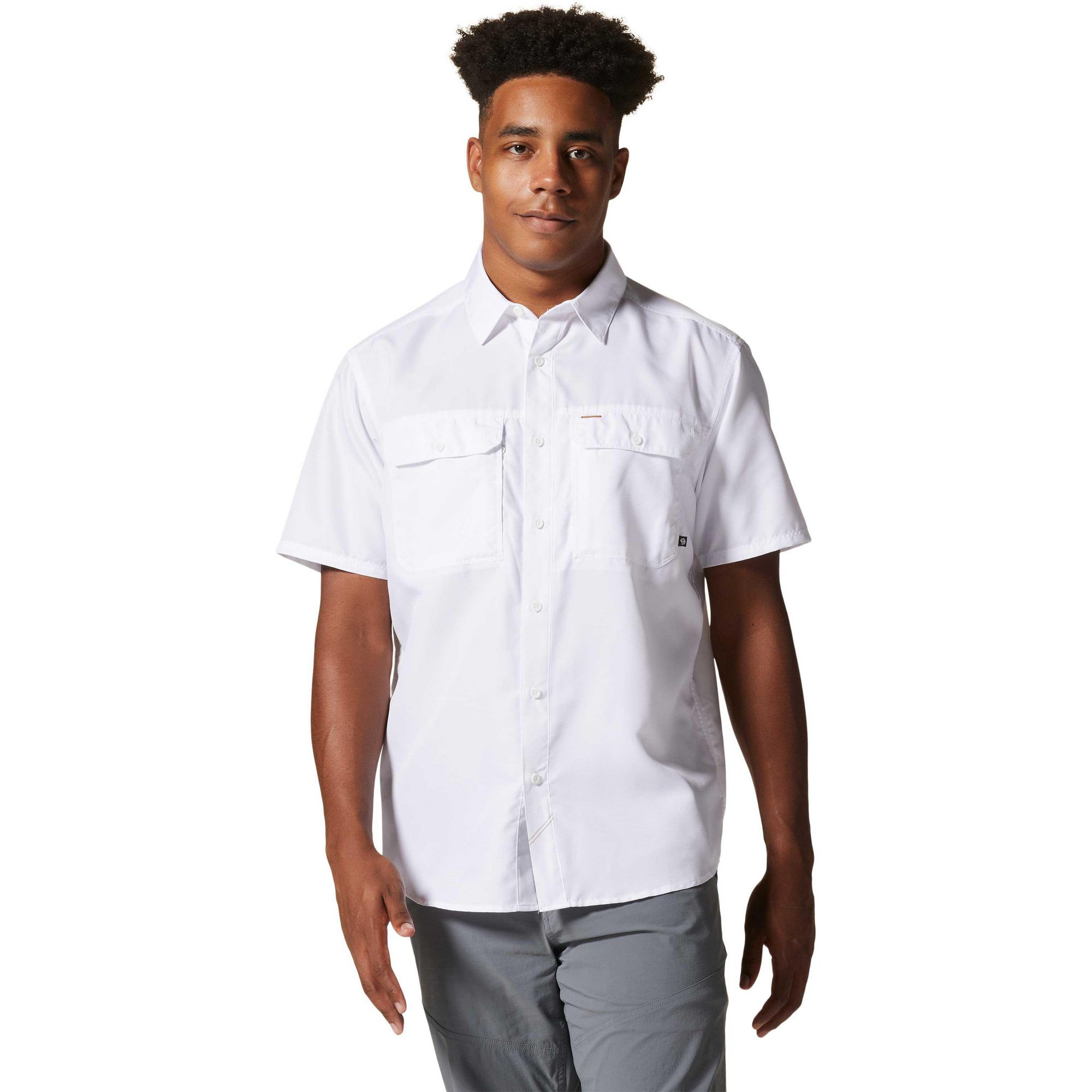 

Мужская рубашка с коротким рукавом Canyon Mountain Hardwear, White