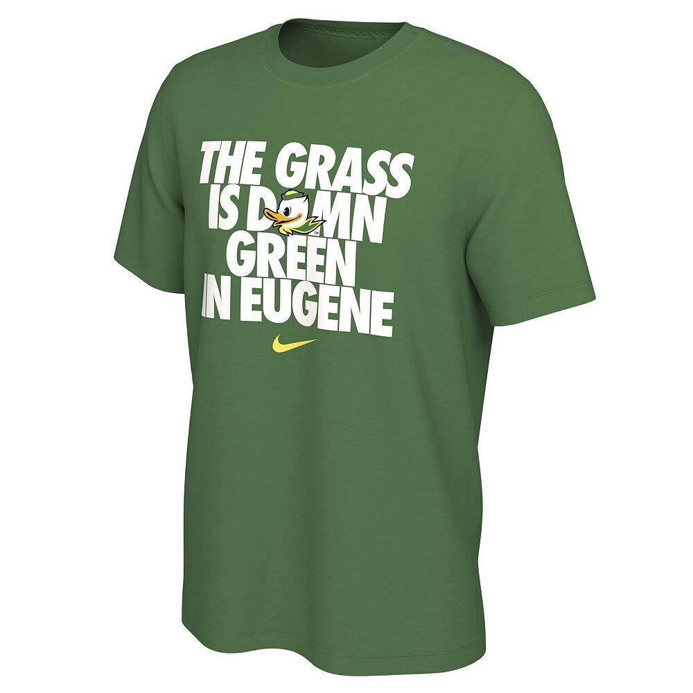 Мужская футболка Nike Green Oregon Ducks Grass is Green in Eugene, цвет Uoo Green — фото 3