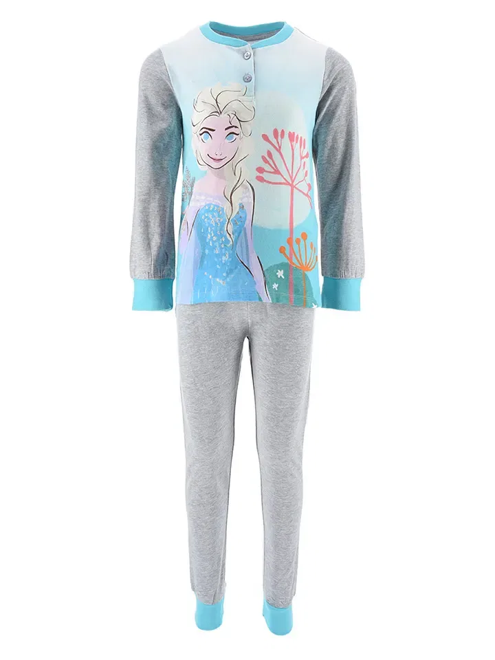 Пижама хлопковая Disney Frozen, серая