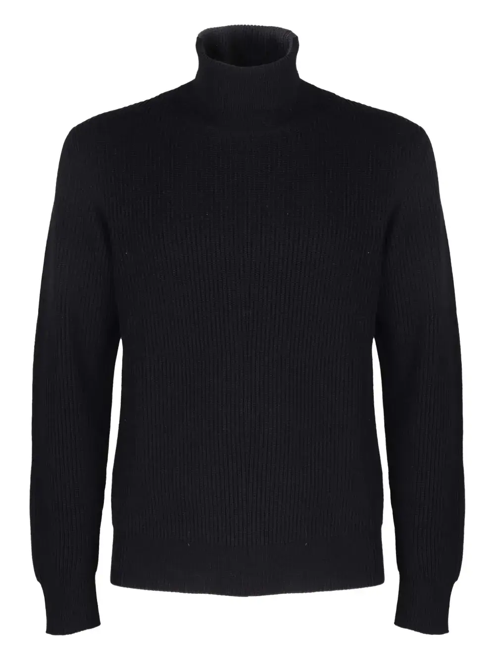 

Джемпер с высоким воротником в рубчик Altea, синий