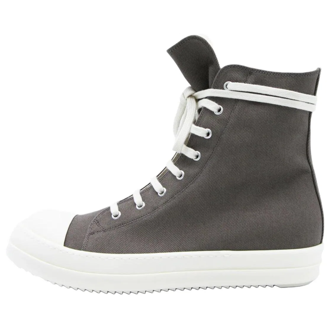 Высокие кеды для скейтбординга серые Rick Owens DRKSHDW