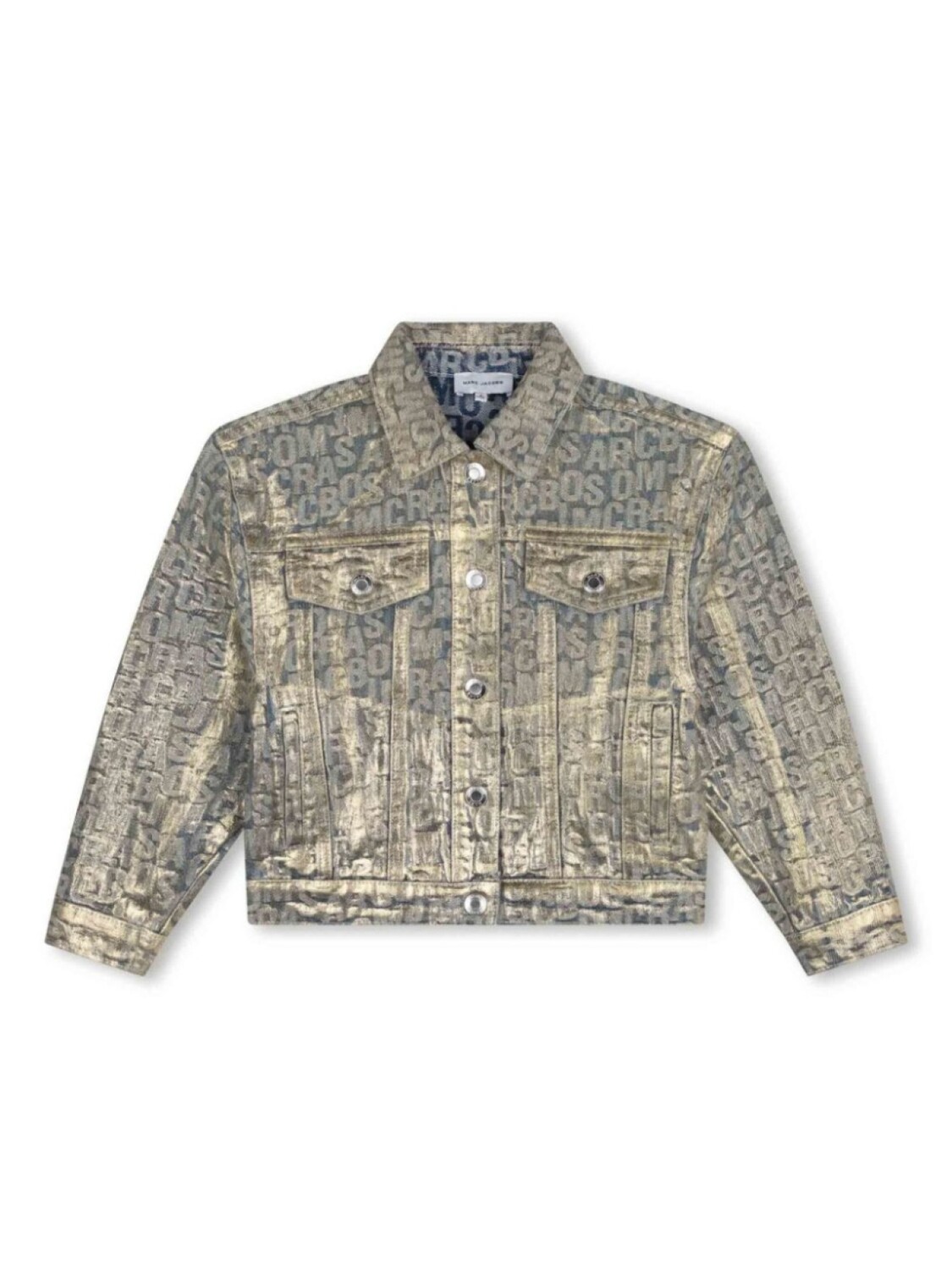 

Marc Jacobs Kids джинсовая куртка The Jumbled Monogram, нейтральный цвет