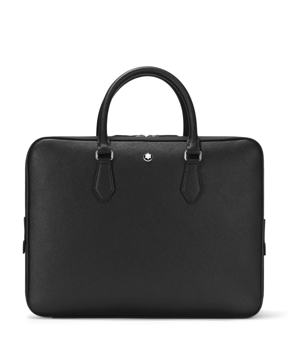 

Папка для документов из черной кожи унисекс Montblanc, черный