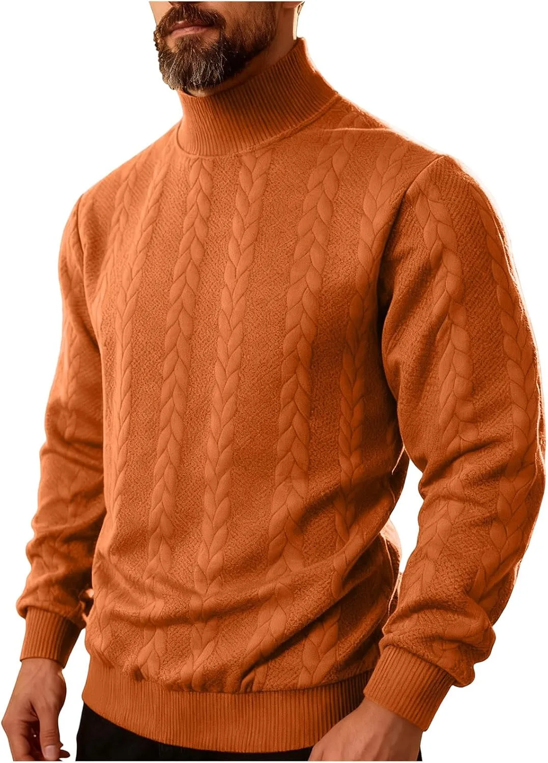 

Мужской флисовый свитер с длинными рукавами