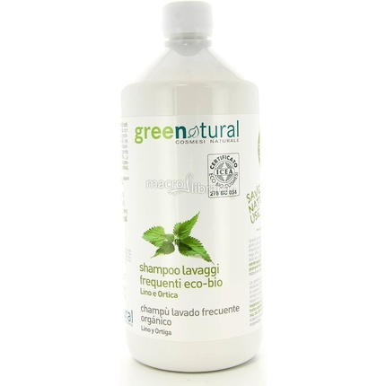 

Шампунь для частой стирки «Лен и крапива» 1 л Greenatural