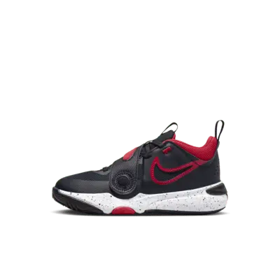 

Кроссовки Nike Team Hustle D 11, цвет Black/White/University Red