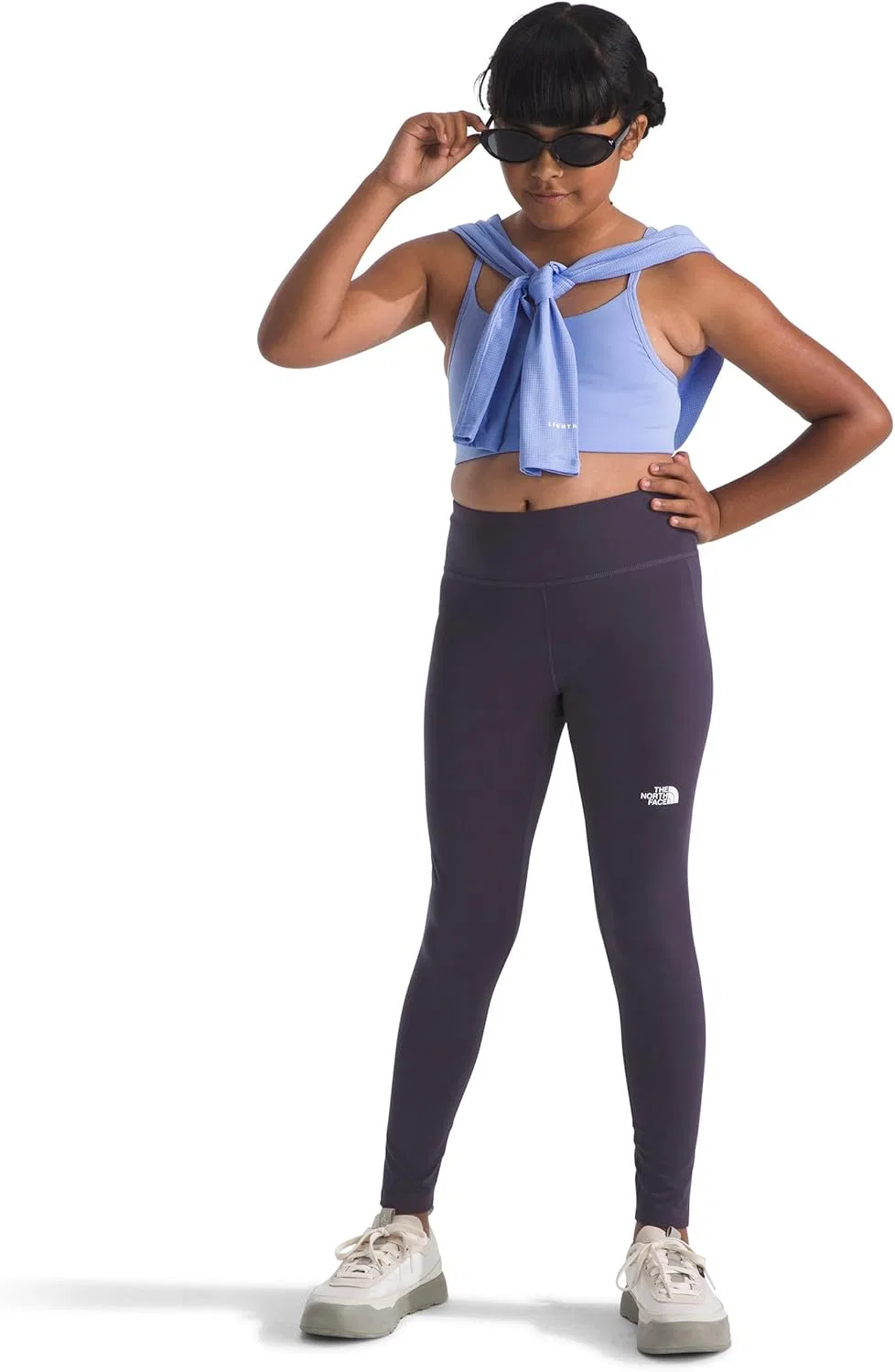 Леггинсы The North Face Girls' Flex, дышащие, влагоотводящие, цвет Endless Dusk — фото 3