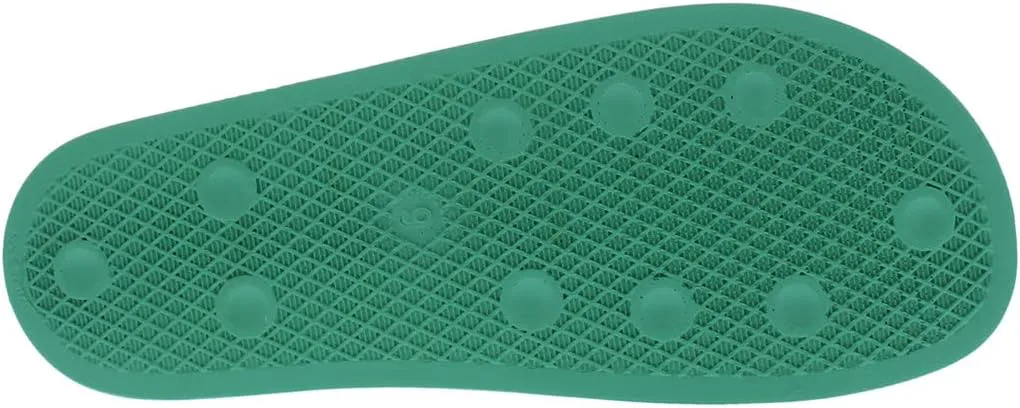 Женские шлепанцы Adidas Adilette Aqua, зеленый/розовый — фото 3