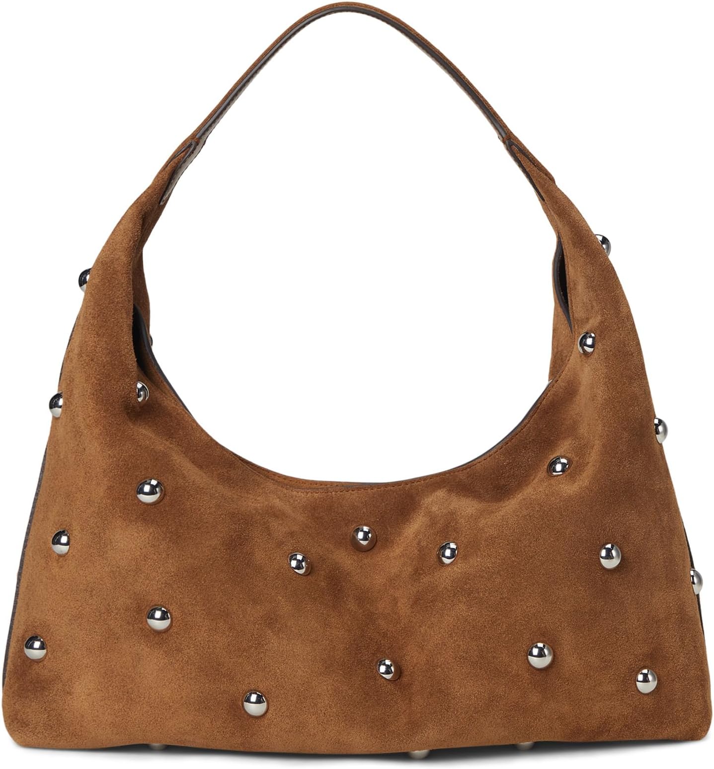 

Сумка через плечо Madewell Suede Slouchy Shoulder Bag-Stud, цвет Dried Acorn