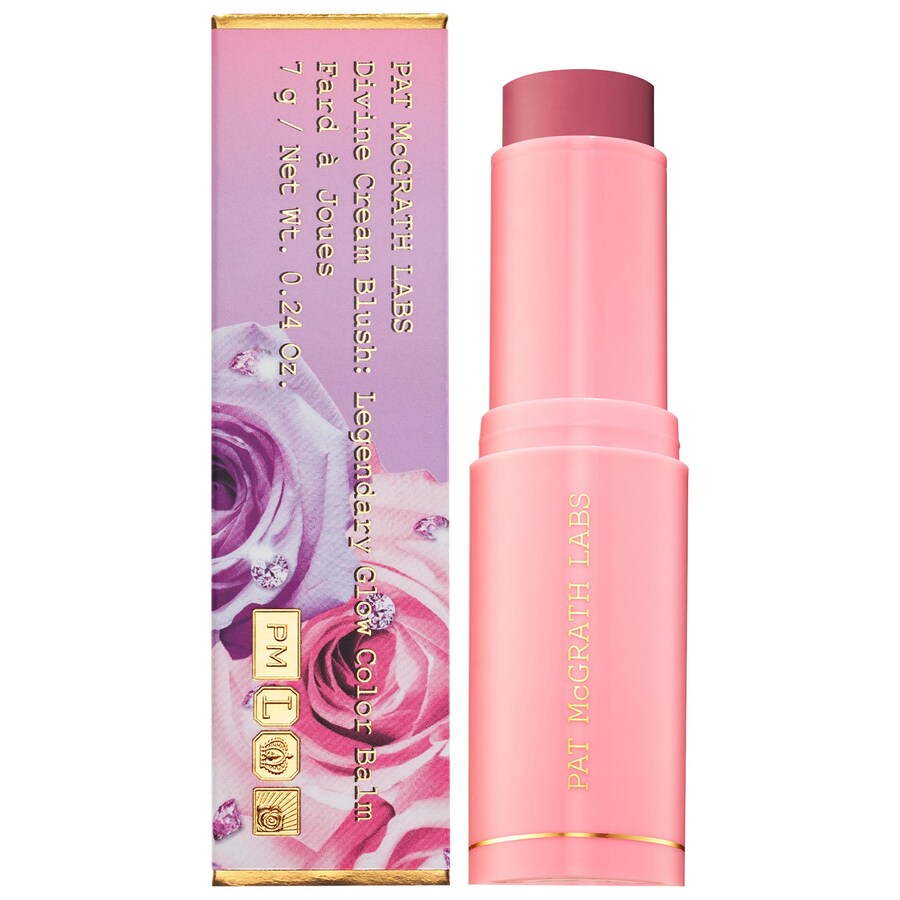 Кремовые румяна Divine Cream Blush: Легендарный бальзам для лица Legendary Glow Color Balm PAT McGRATH LABS, 0.24 oz /7 g, Divine Rose Glow