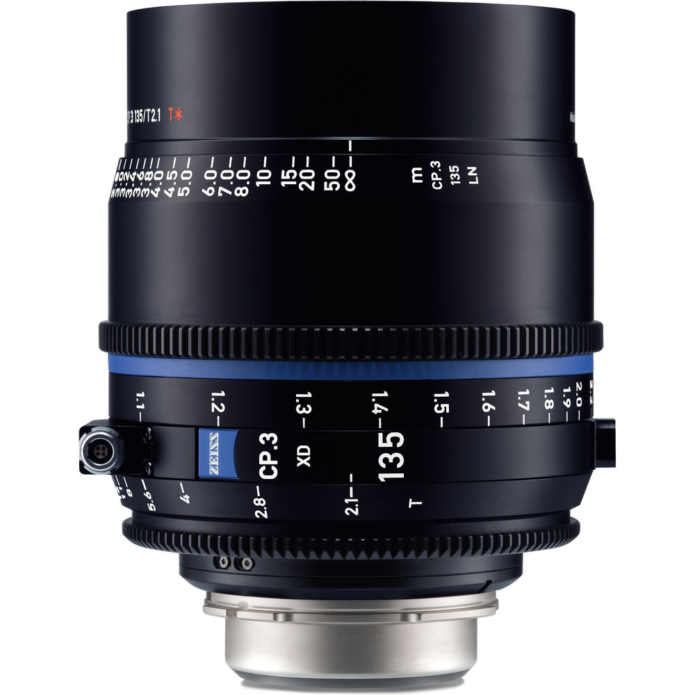 

Компактный фиксированный объектив ZEISS CP.3 XD 135 мм T2.1 (крепление PL, ножки)