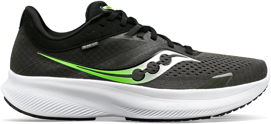 

Мужские кроссовки для бега Saucony Ride 16, Umbra/Slime