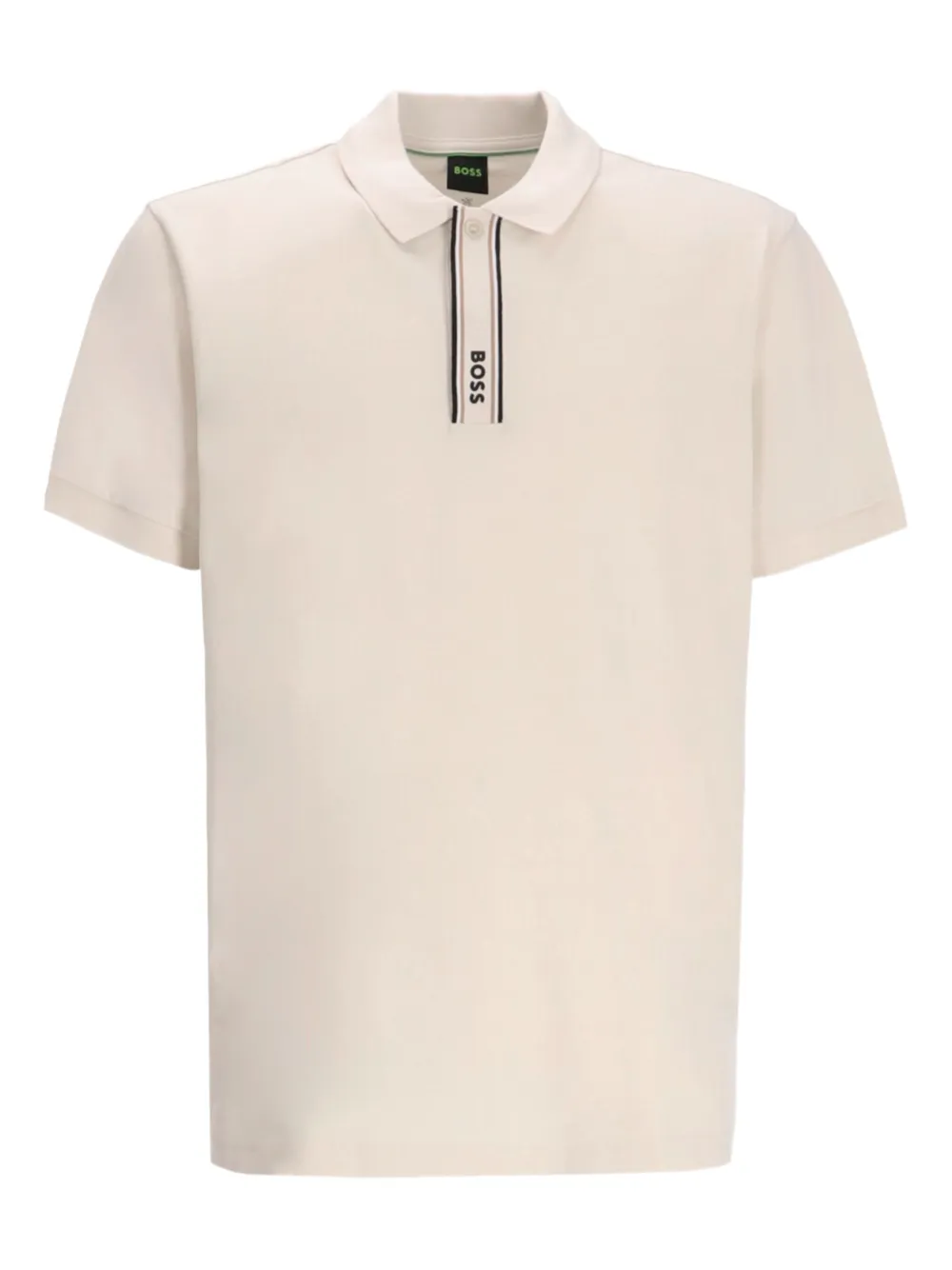 

Рубашка поло с логотипом Boss, светло-бежевый