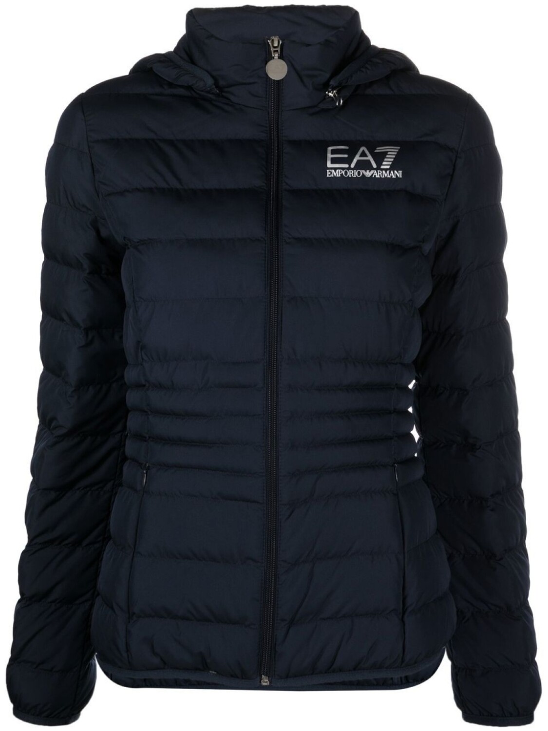 

Ea7 Emporio Armani пуховик с логотипом, синий