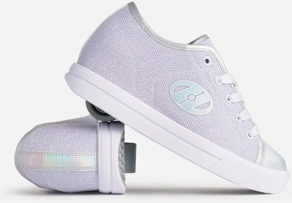 Кроссовки на колесиках, розовые, Heelys, серебристый — фото 3