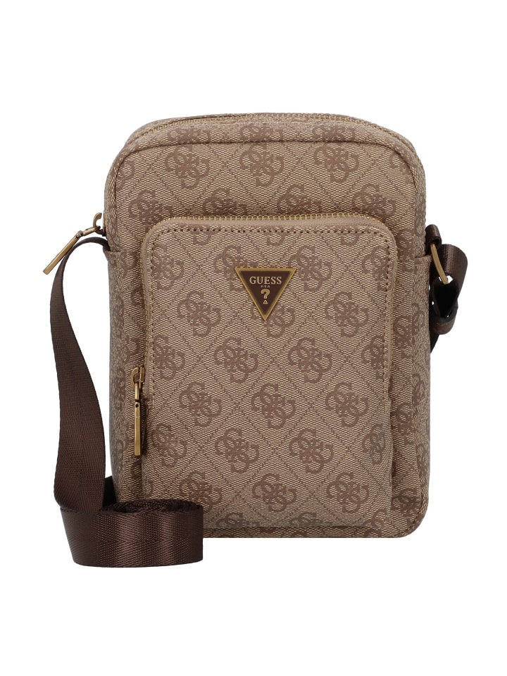 

Наплечная сумка Guess, цвет beige-brown