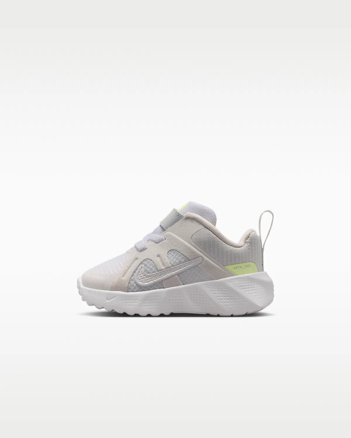 Кроссовки Nike Metro Tek для малышей, White/Summit White/Off White/Metallic Summit White