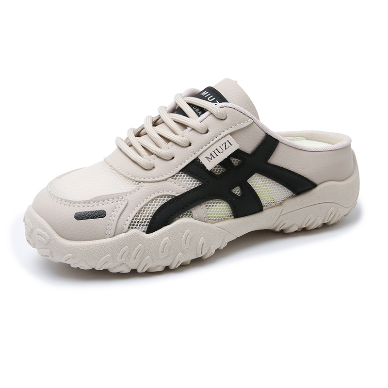 

Антискользящие износостойкие повседневные детские кроссовки для подростков FIRS Kids, бежевый/черный