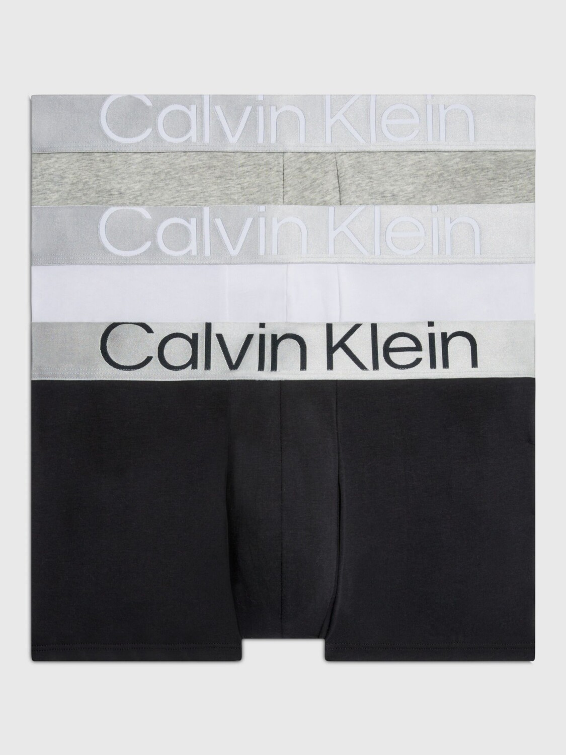 

Трусы из переработанного хлопка Calvin Klein, черный/белый/серый