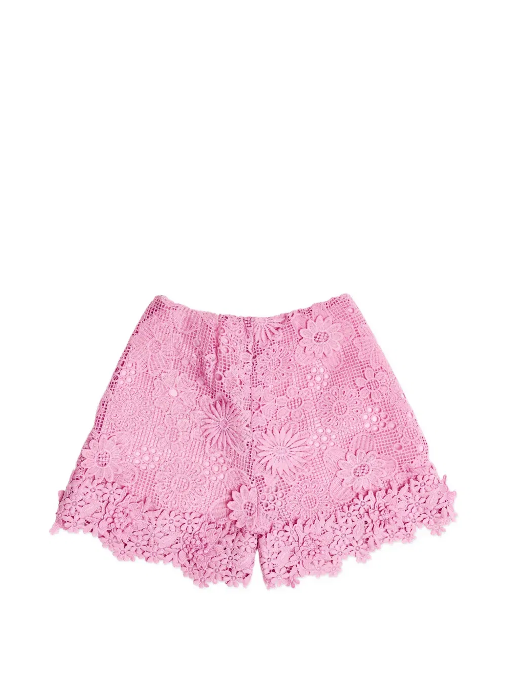 Шорты, связанные крючком с цветочным узором Bcbg Kids, розовый — фото 2