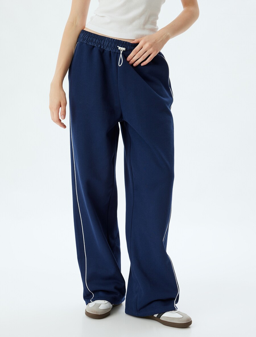

Спортивные штаны Koton Wide leg Pants, темно-синий