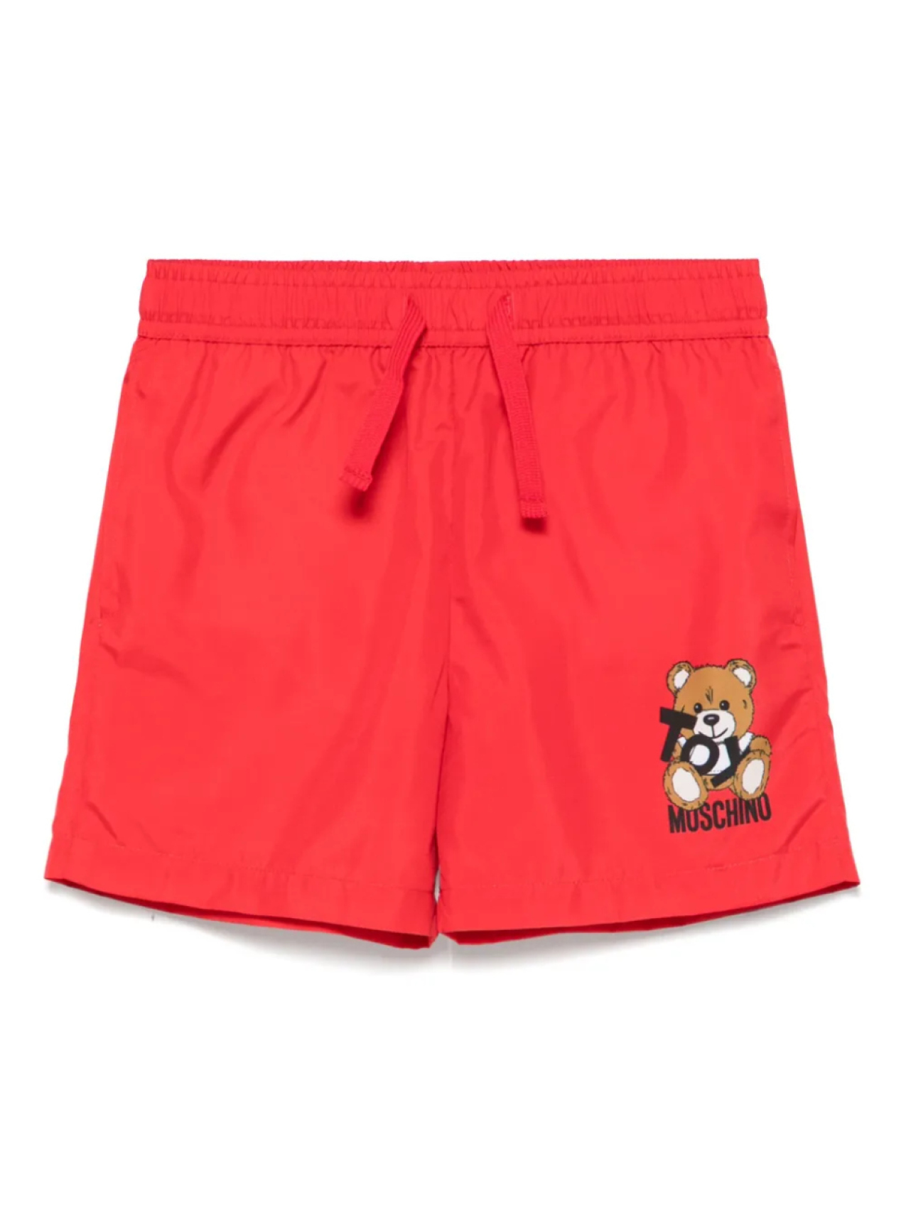 

Moschino Kids плавки-шорты с нашивкой Teddy Bear, красный