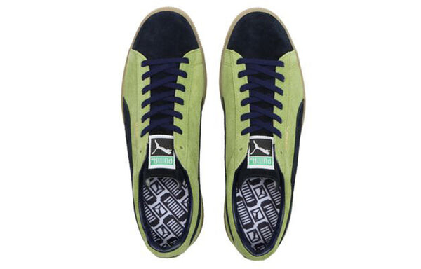 Кроссовки suede vtg mij jasmine green casual skateboarding shoes black brown Puma, зеленый — фото 4