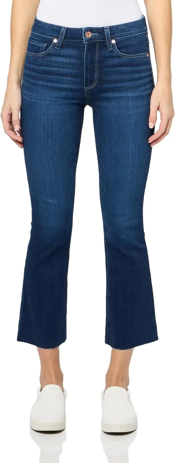 

PAIGE Женские джинсы Colette укороченные расклешенные с рваным краем