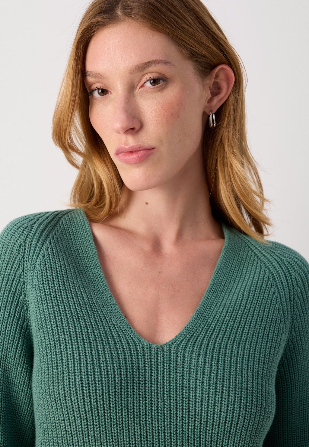 

Джемпер LONGSLEEVE V NECK Marc O'Polo, зеленый