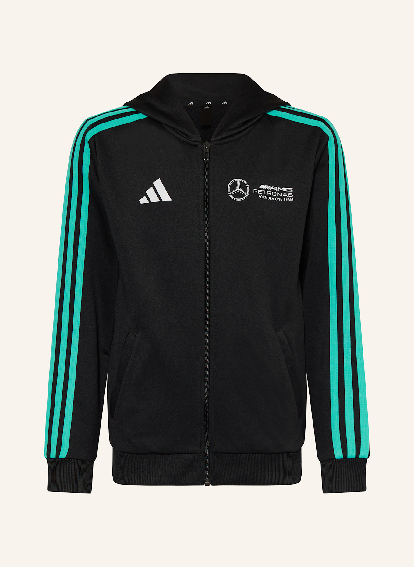 

Тренировочная куртка Mercedes - AMG Petronas Formula One Team DNA Adidas, черный