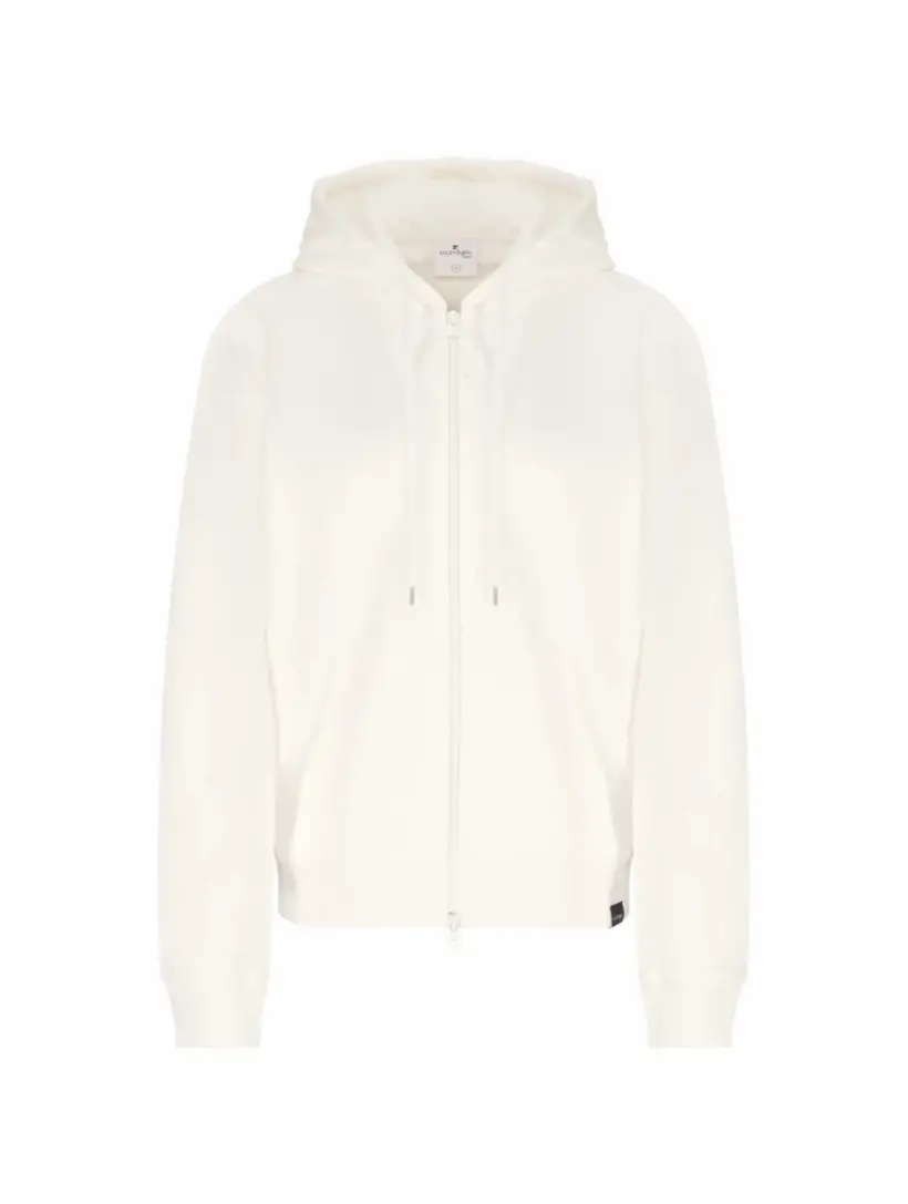 

Спортивная кофта с логотипом Courreges, белый