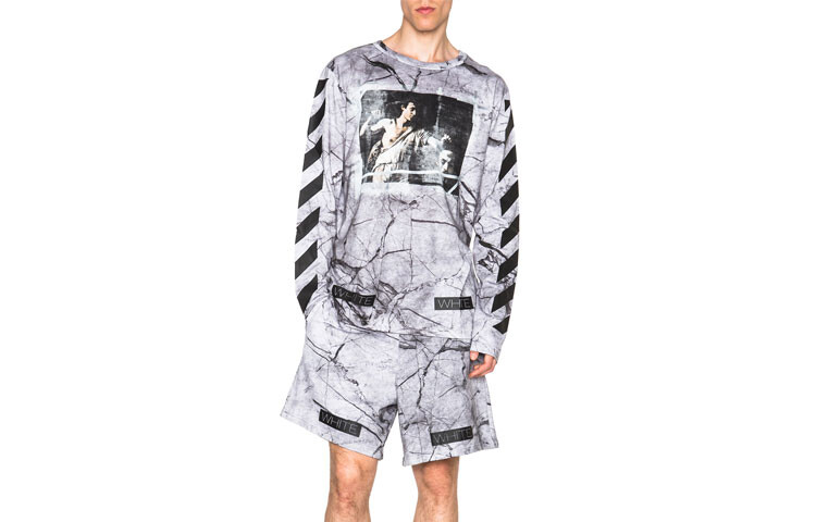 

SS21 Толстовка мужская серая/белая Off-White, серый