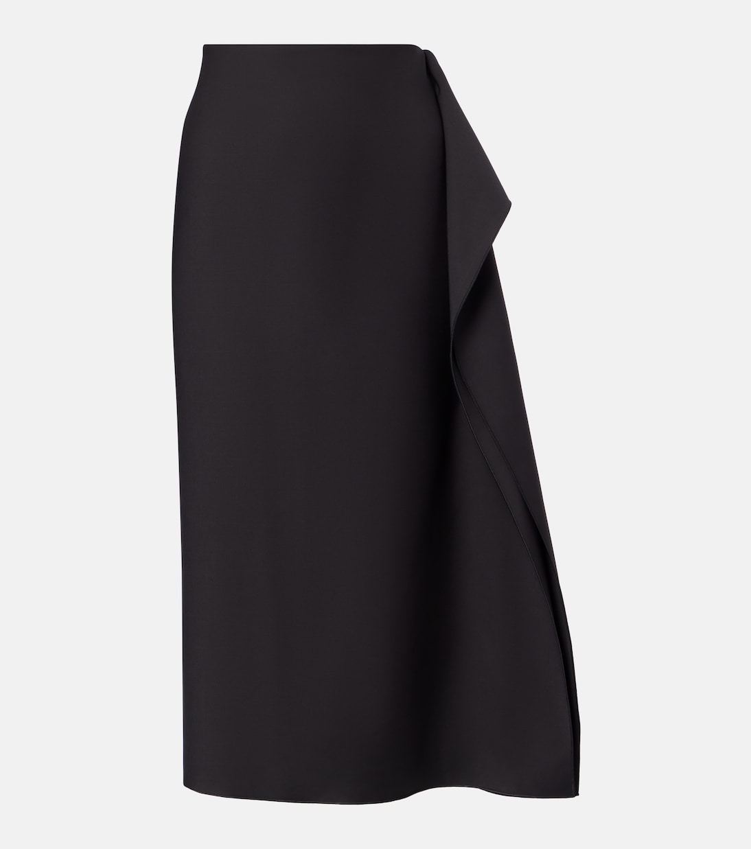 

Юбка миди с драпировкой Giambo Sportmax, черный