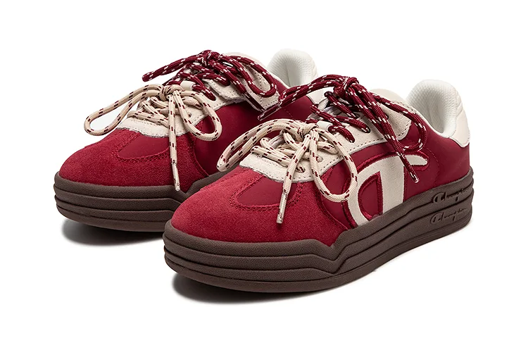 Champion Kids Кроссовки для скейтбординга Platform German Army Trainers, устойчивые к истиранию, низкие, Ancora Red, детские — фото 3