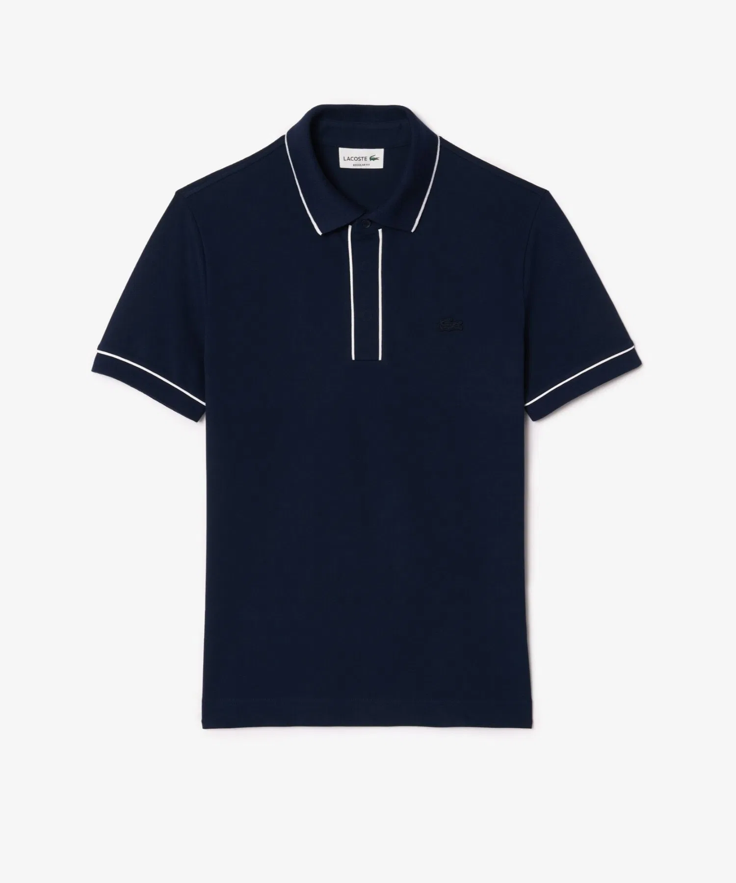 Поло-рубашка ORGANIC COTTON, Контрастная окантовка, Однотонный — фото 3